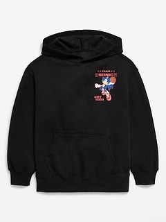 Sonic The Hedgehog™ Oversized Gender-Neutral Pullover Hoodie for Kids