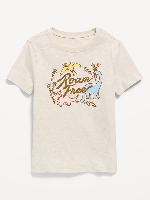 Image number 1 showing, Short-Sleeve Graphic T-Shirt for Toddler Girls