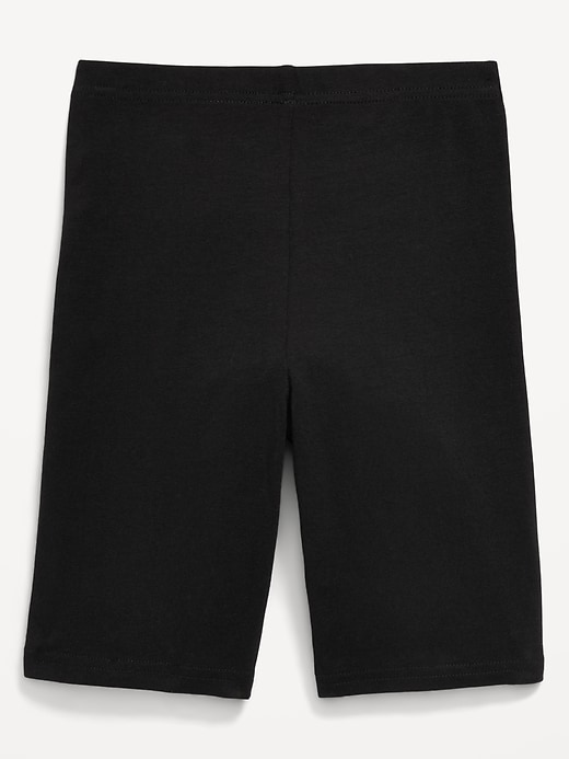 Image number 2 showing, Printed Long Jersey Biker Shorts for Girls