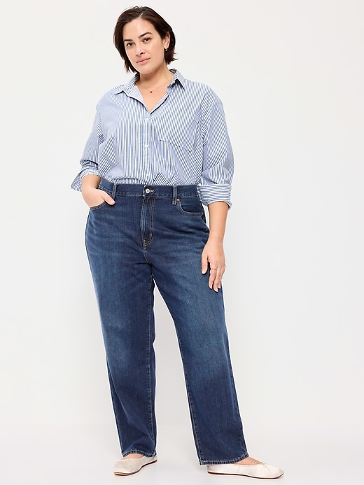 Image number 7 showing, High-Waisted OG Loose Rigid Jeans