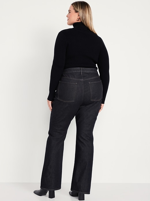 Image number 8 showing, Extra High-Waisted Baby Boot-Cut Jeans