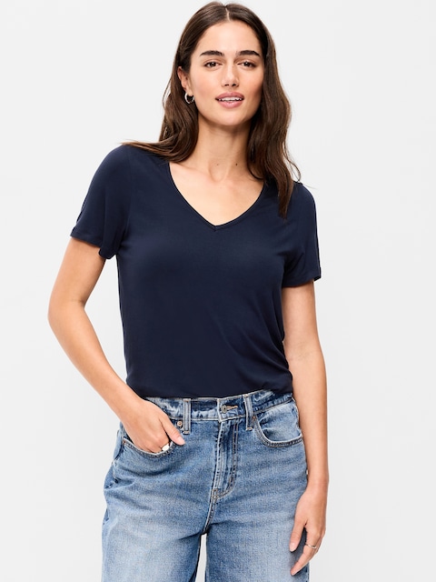 Luxe V-Neck T-Shirt