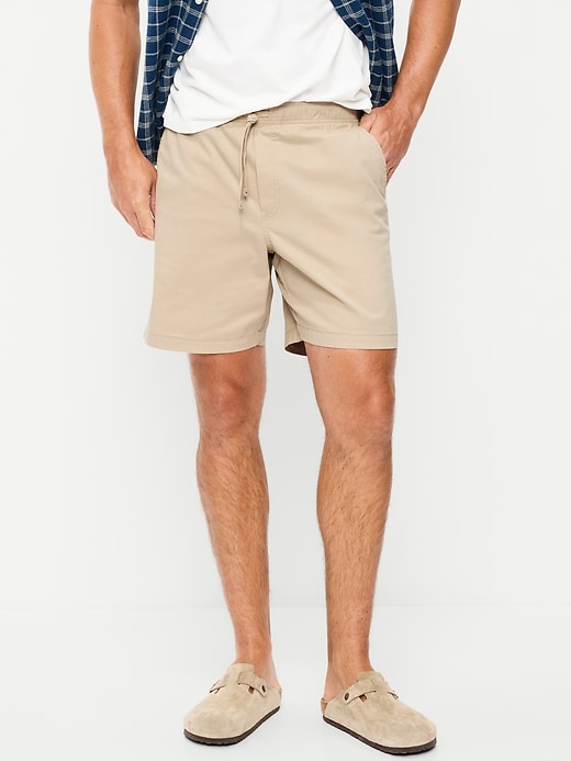 Image number 2 showing, Twill Jogger Shorts -- 7-inch inseam