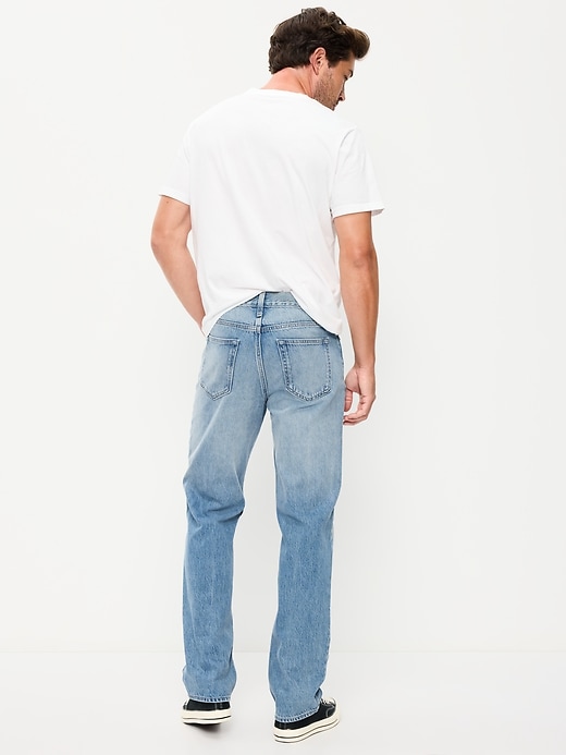 Image number 3 showing, Structured Loose Non-Stretch Jeans