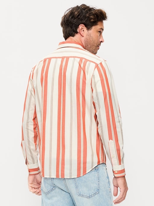Image number 2 showing, Classic Fit Everyday Striped Poplin Shirt