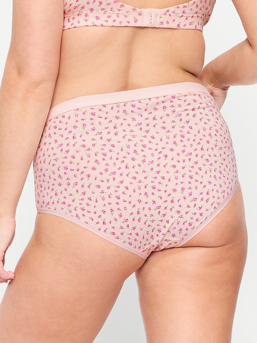 Image number 6 showing, High-Waisted Everyday Brief Cotton Underwear