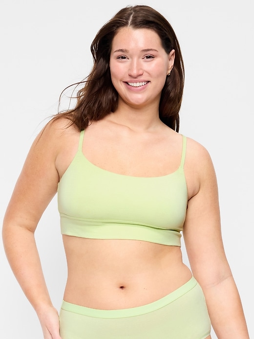 Image number 4 showing, Cotton Cami Bralette