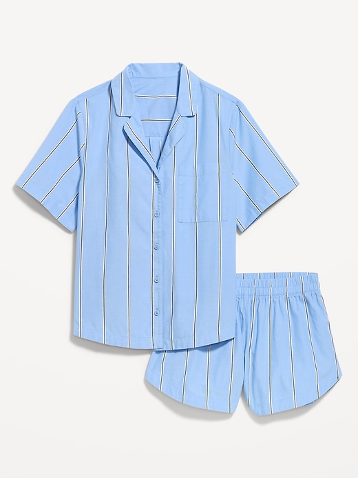 Image number 4 showing, Poplin Pajama Short Set