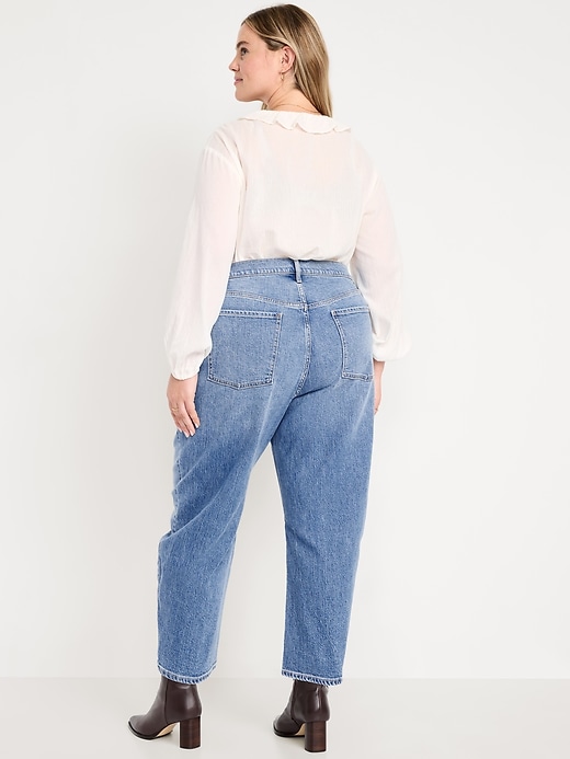 Image number 9 showing, Wow High-Waisted Barrel Ankle Jeans
