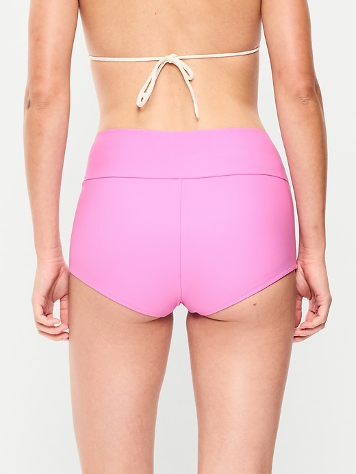 Image number 2 showing, High-Waisted Retro Swim Bottoms