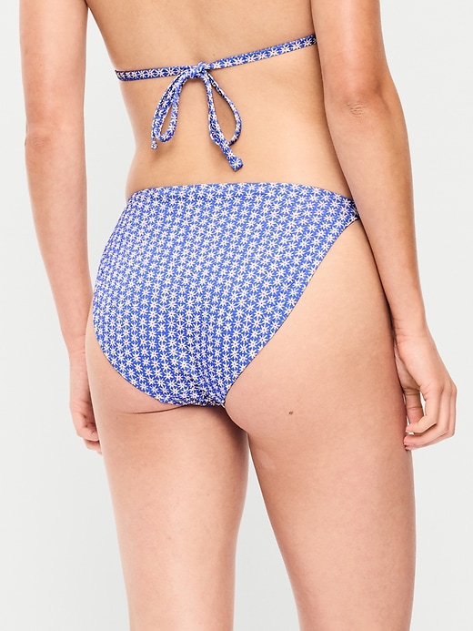 Image number 2 showing, Pique String Bikini Swim Bottoms