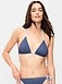 Pique Triangle String Bikini Swim Top - image 5