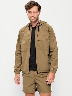 Loose Full Zip Utility Jacket
