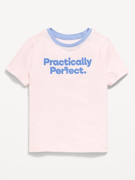 Image number 1 showing, Short-Sleeve Graphic T-Shirt for Toddler Girls