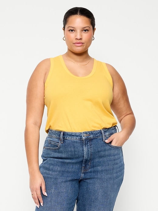 Image number 7 showing, Relaxed Scoop-Neck Tank Top