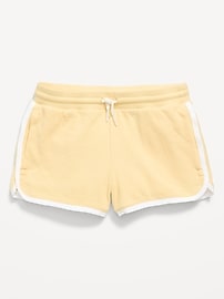 Image number 3 showing, Dolphin-Hem Terry Shorts for Girls