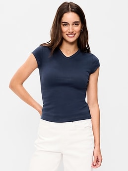 Snug V-Neck T-Shirt - image 3