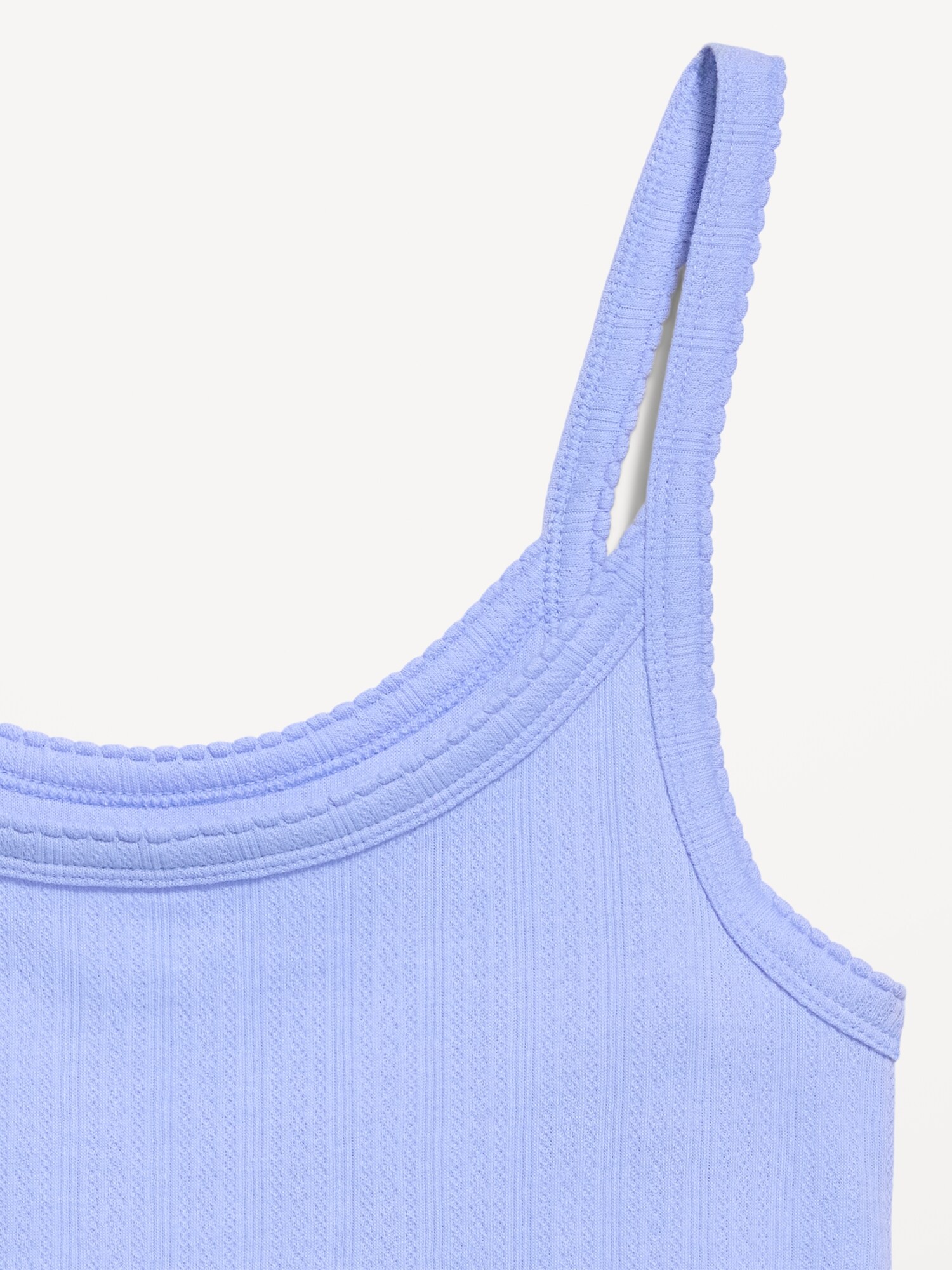 Майки, с топом на бретелях, ажурная вязка — Old Navy, цвет: Flax Flower — фото 4