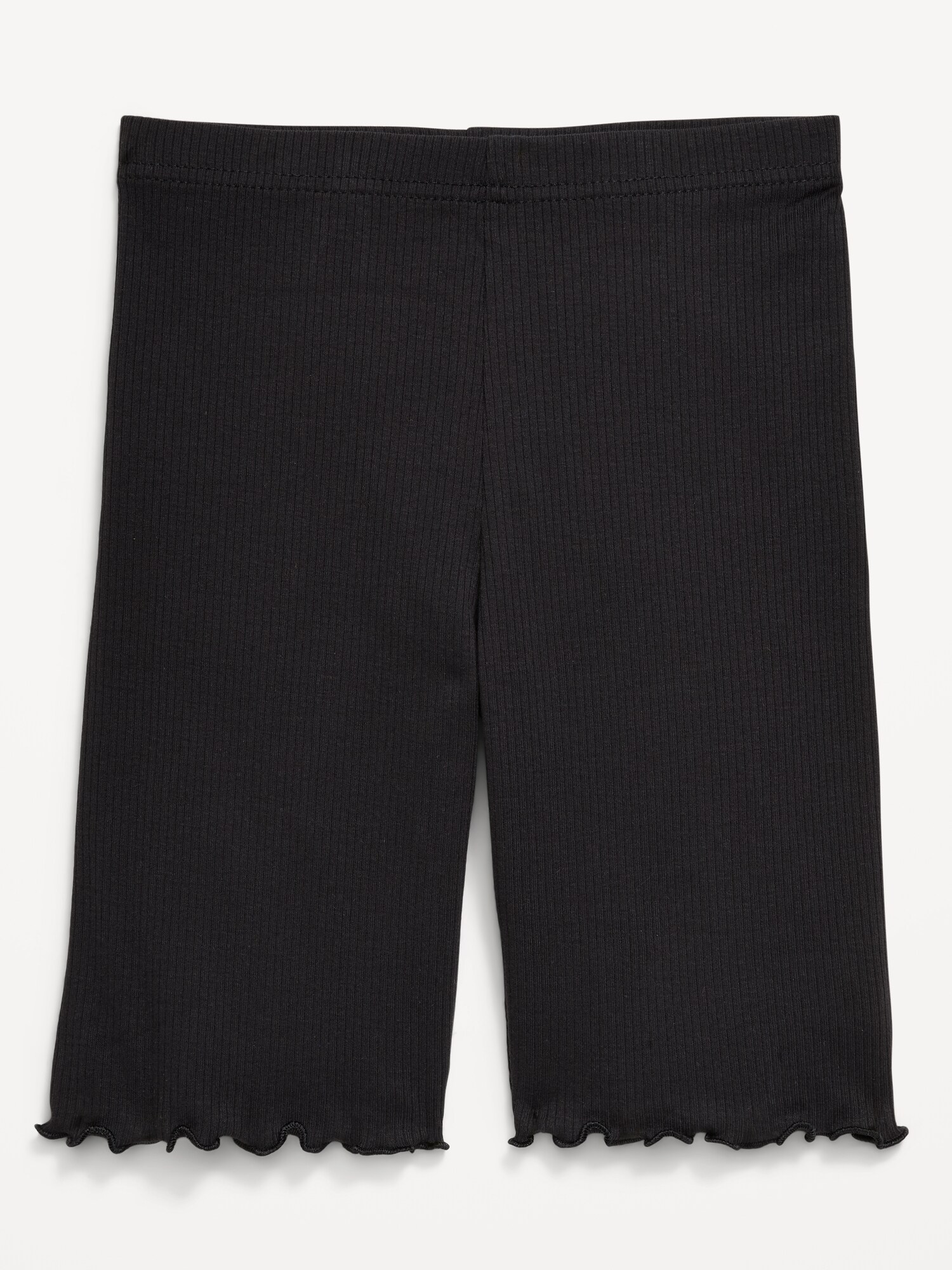 Шорты Old Navy Printed Long Jersey Biker Shorts для девочек, цвет: Чёрный