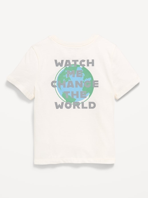 Image number 2 showing, Short-Sleeve Unisex Graphic T-Shirt for Toddler