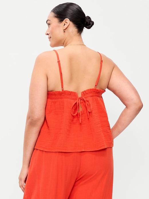 Image number 8 showing, Open-Back Smocked Tank Top
