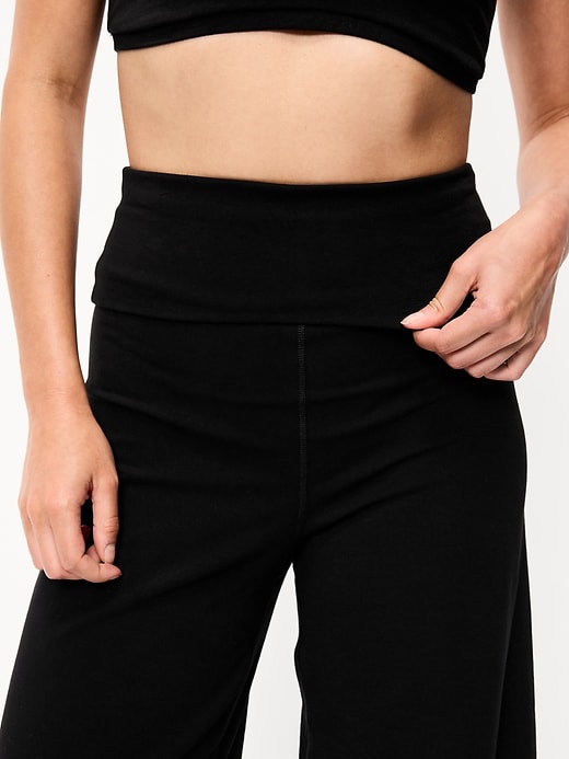 Image number 3 showing, High-Waisted PowerChill Wide-Leg Pants
