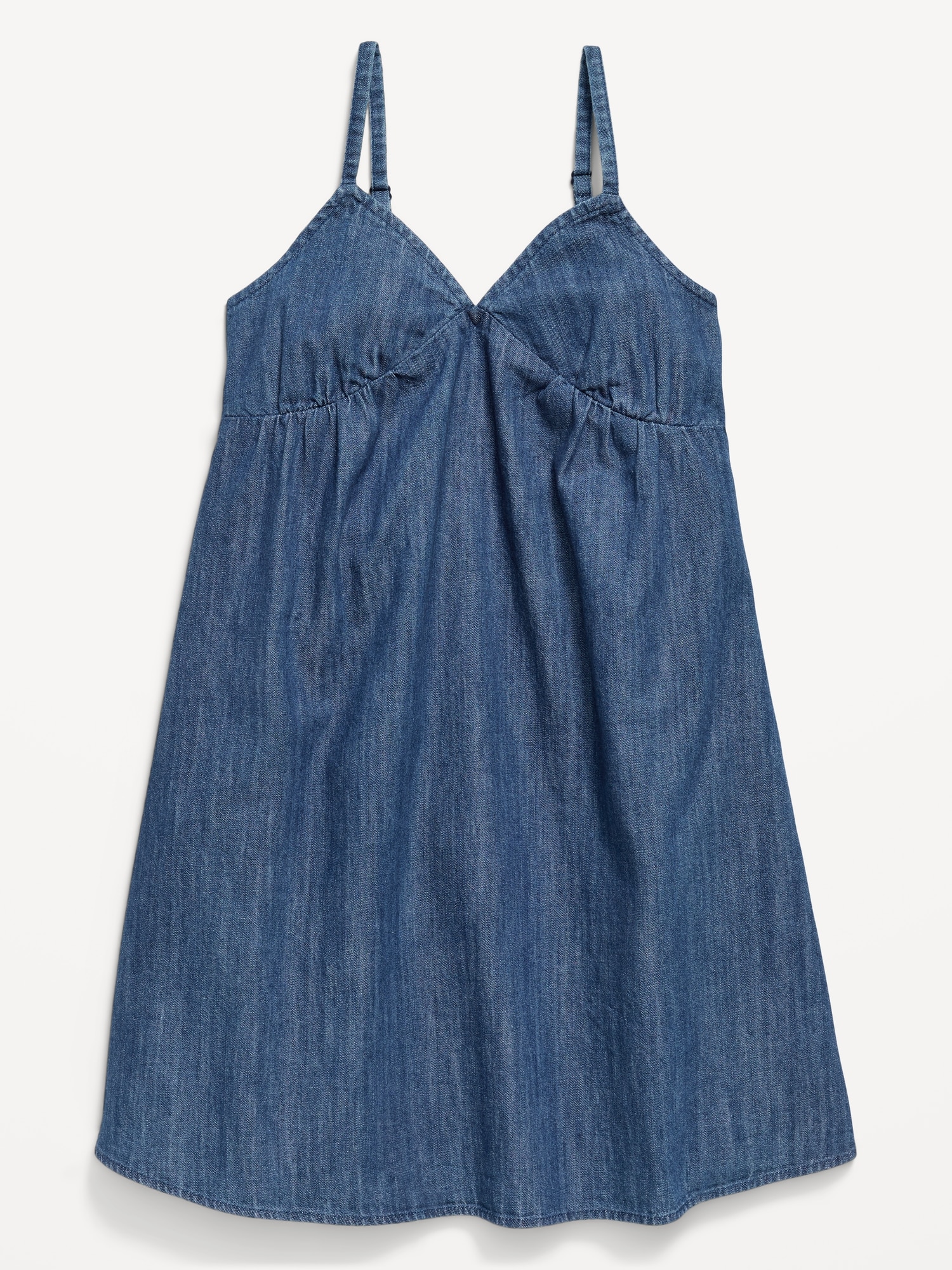 Sleeveless Swing Jean Dress for Girls