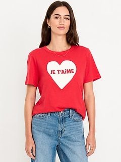 EveryWear Crew-Neck Graphic T-Shirt