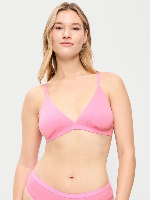 Image number 4 showing, Everyday Cotton Triangle Bralette