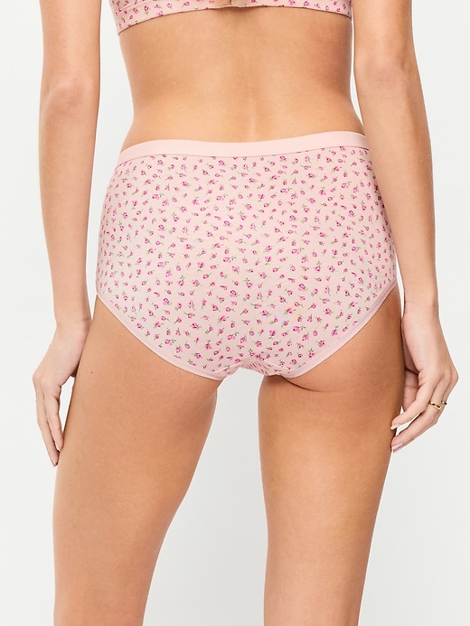Image number 2 showing, High-Waisted Everyday Brief Cotton Underwear