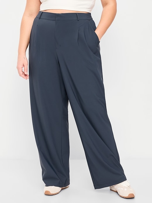 Image number 5 showing, High-Waisted SleekTech Trouser Pants