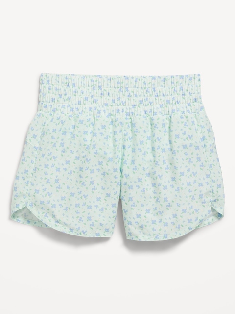 High-Waisted Dolphin-Hem Run Shorts for Girls