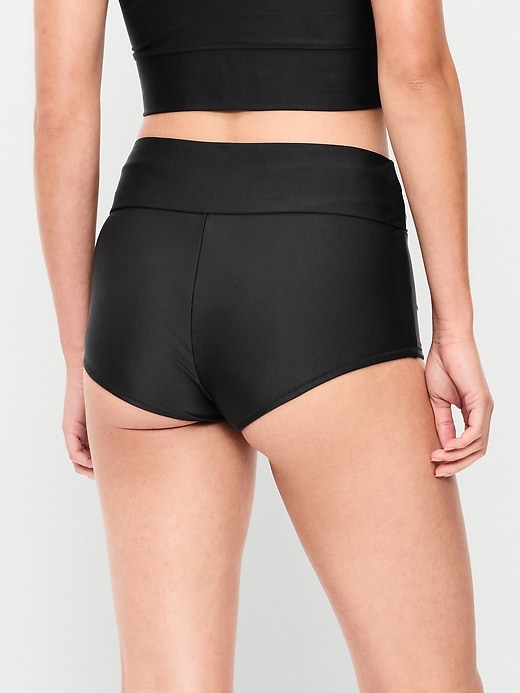 Image number 2 showing, High-Waisted Retro Swim Bottoms