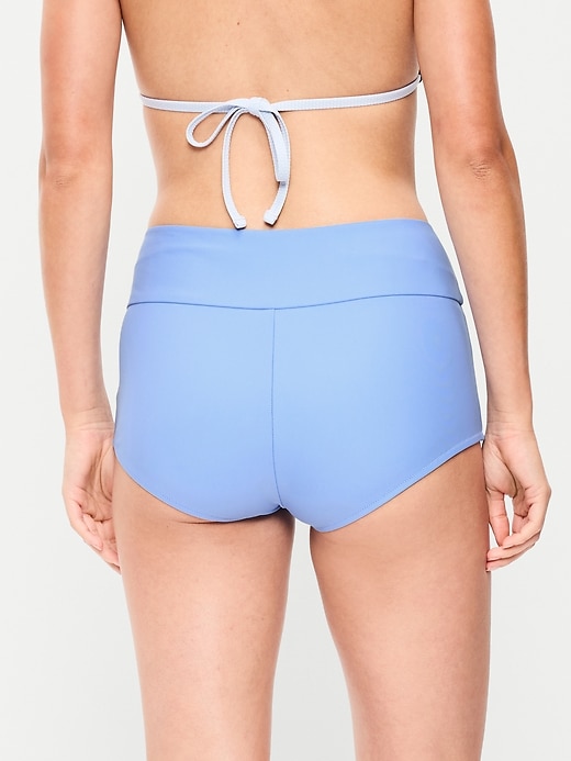 Image number 2 showing, High-Waisted Retro Swim Bottoms