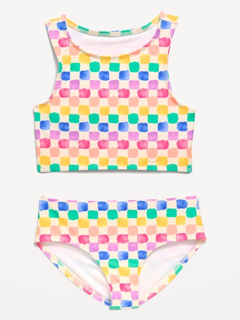 Printed Tankini Swim Set for Girls