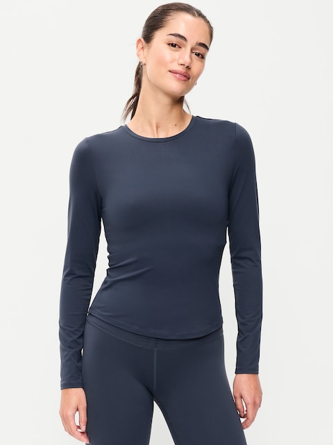 StudioSmooth Long-Sleeve Base Layer Top