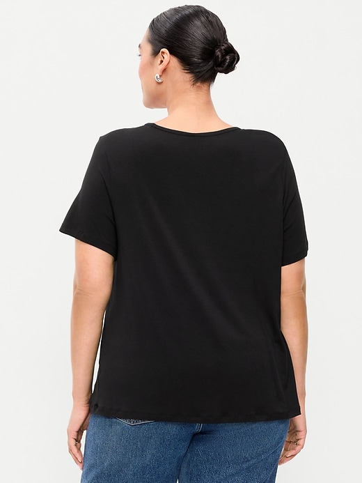 Image number 6 showing, Luxe Crew-Neck T-Shirt