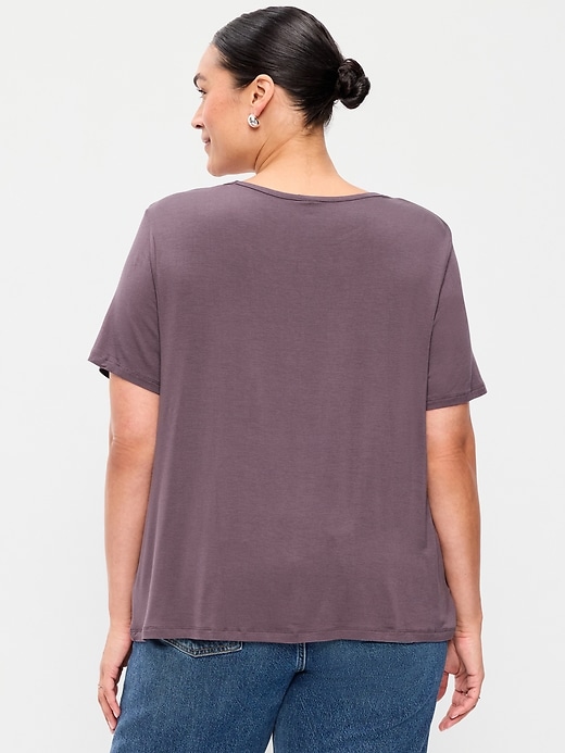 Image number 5 showing, Luxe Crew-Neck T-Shirt