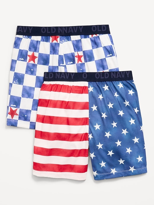 Image number 2 showing, Printed Jersey Pajama Shorts 2-Pack for Boys