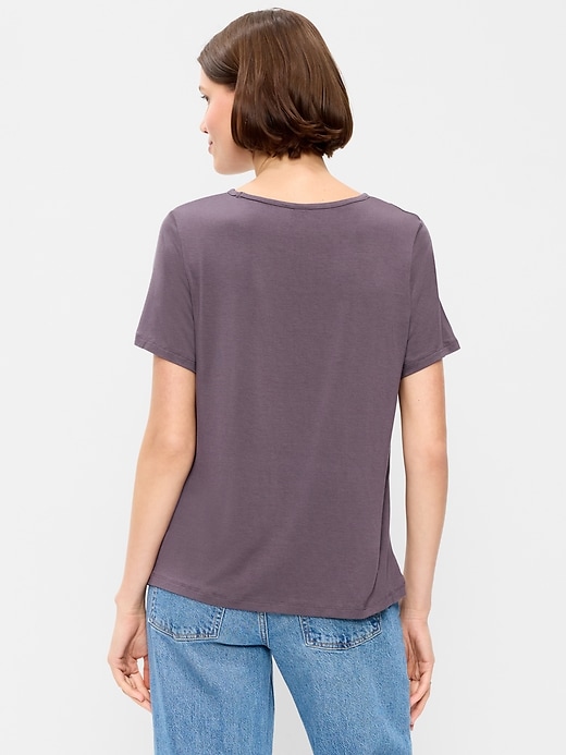 Image number 2 showing, Luxe Crew-Neck T-Shirt