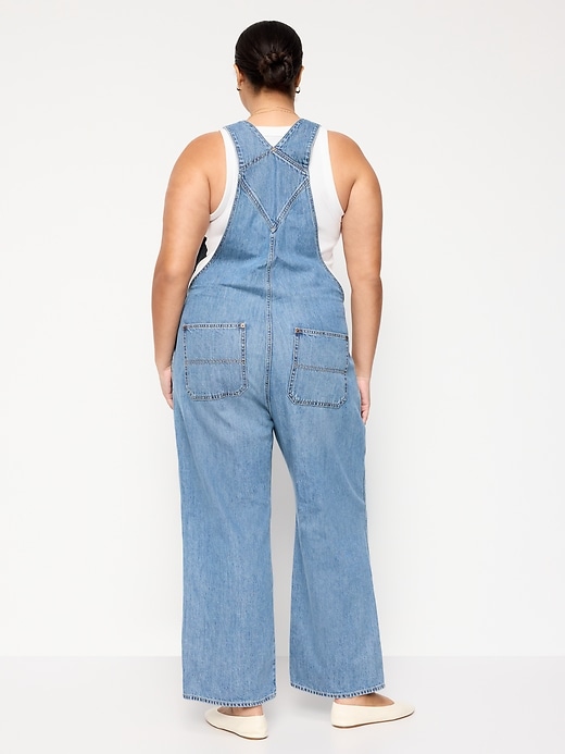 Image number 7 showing, Baggy Wide-Leg Overalls