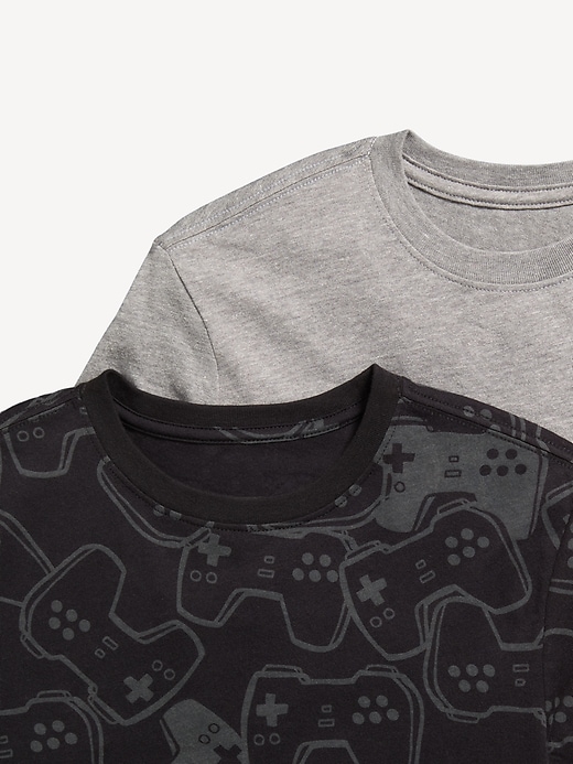 Image number 2 showing, Softest Short-Sleeve T-Shirt 3-Pack for Boys
