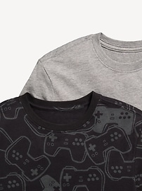 Image number 2 showing, Softest Short-Sleeve T-Shirt 3-Pack for Boys