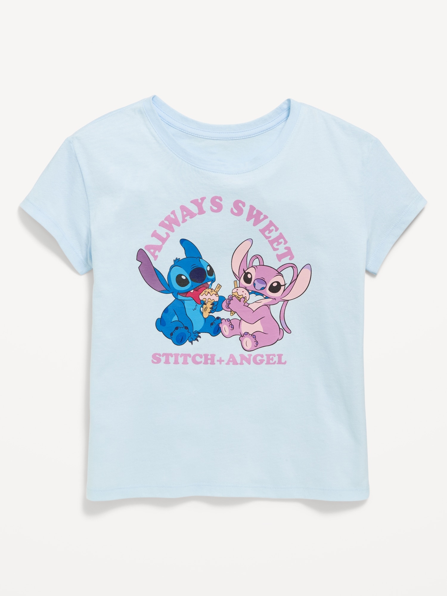 Disney© Stitch & Angel Graphic T-Shirt for Girls
