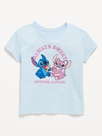 Image number 1 showing, Disney© Stitch & Angel Graphic T-Shirt for Girls