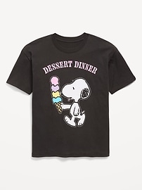 Image number 2 showing, Peanuts™ Snoopy Oversized Graphic T-Shirt for Girls