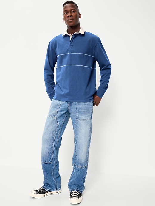 Image number 3 showing, Color-Block Rugby Polo