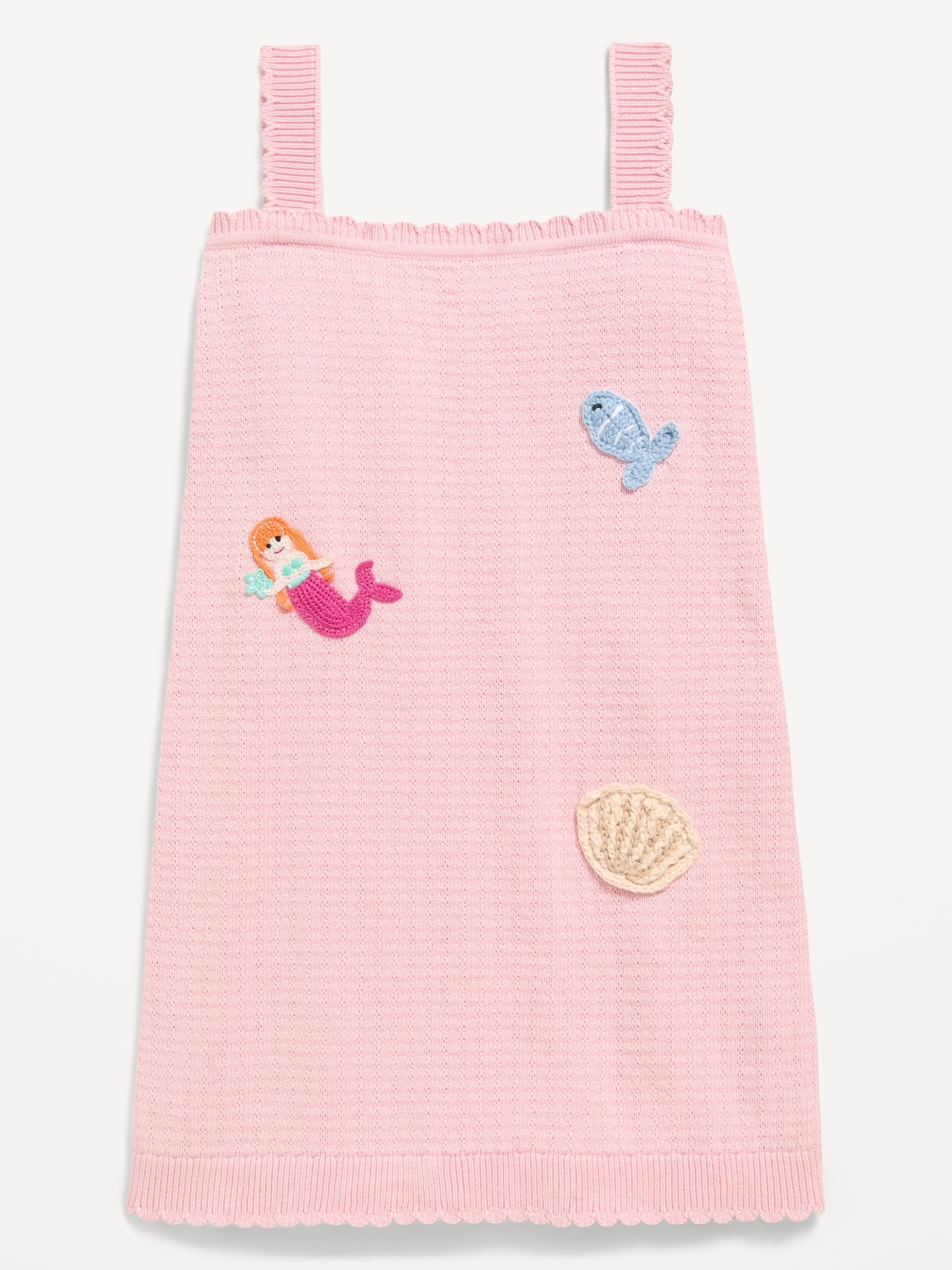 Sleeveless Sweater-Knit Dress for Toddler Girls