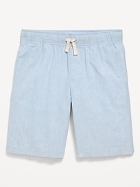 Image number 1 showing, Knee Length Linen-Blend Dock Shorts for Boys