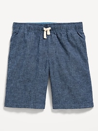 Image number 4 showing, Knee Length Linen-Blend Dock Shorts for Boys